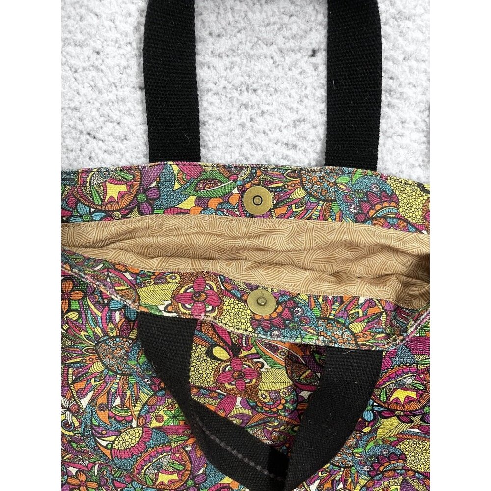 Sakroots Multicolor Adjustable Strap Tote Bag Purse - Picture 10 of 16